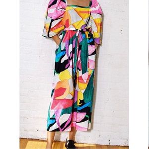 Mara Hoffman full circle Sara dress worn belted or loose